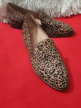 Madewell The Frances Loafer in Mini Leopard Calf Hair